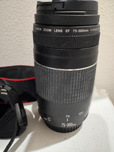 Load image into Gallery viewer, MODDED Canon eos rebel t3i w/75-300mm lens
